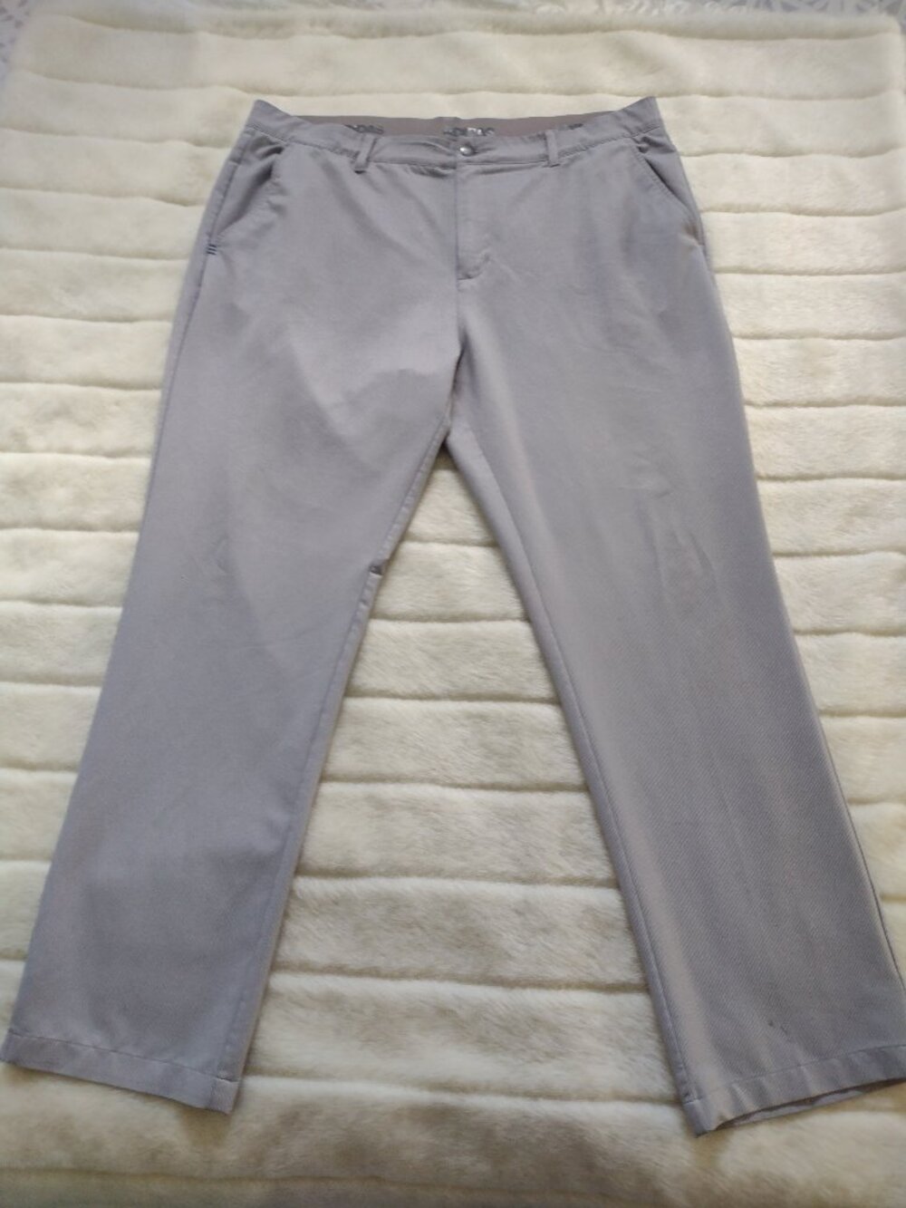 Adidas Men's Pants Pin Stripe Gray 40x32